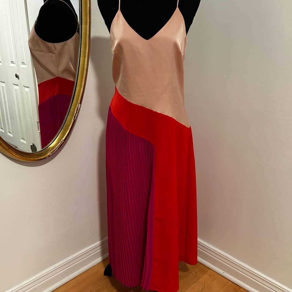Elegant Colorblock Women's Dress